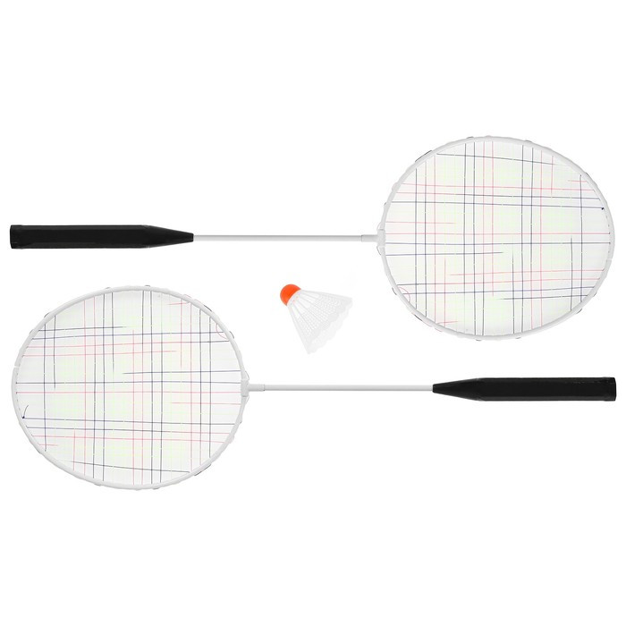 Ракетки для бадминтона ONLYTOP + волан, в сетке 634829