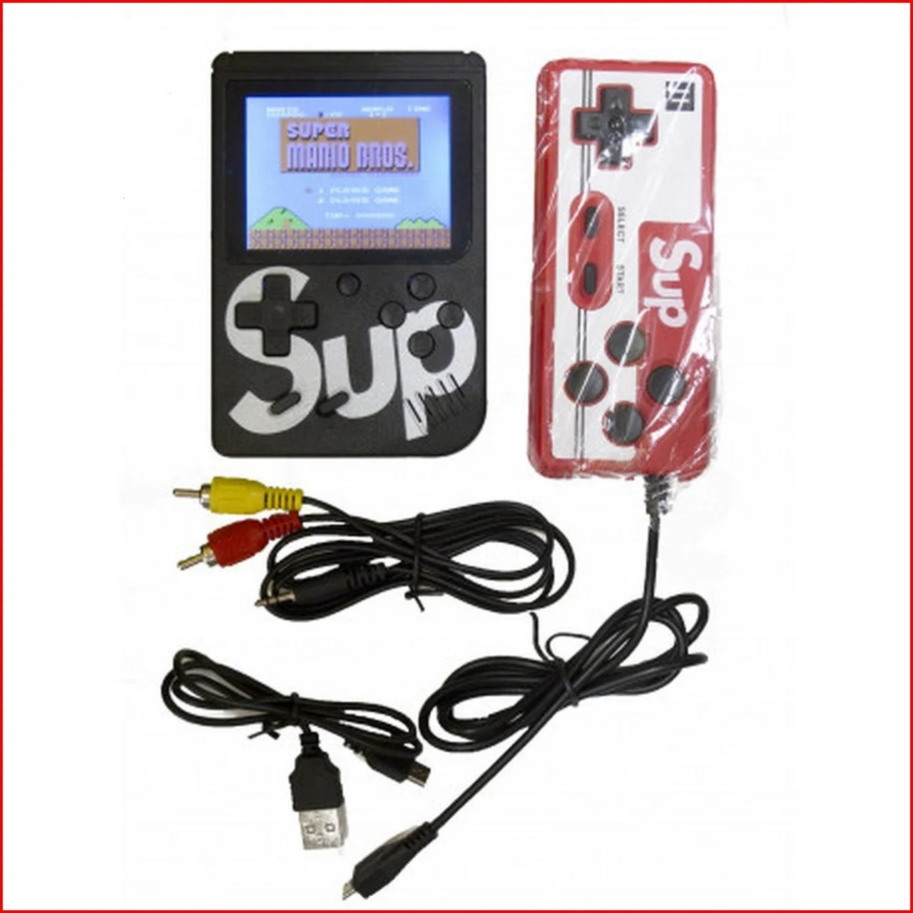 Игровая приставка Sup Gamebox 8 BIT 400 в 1 с джойстиком