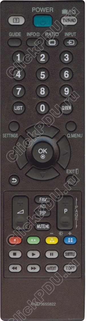 ПДУ для LG AKB73655822 ic (серия HLG305)