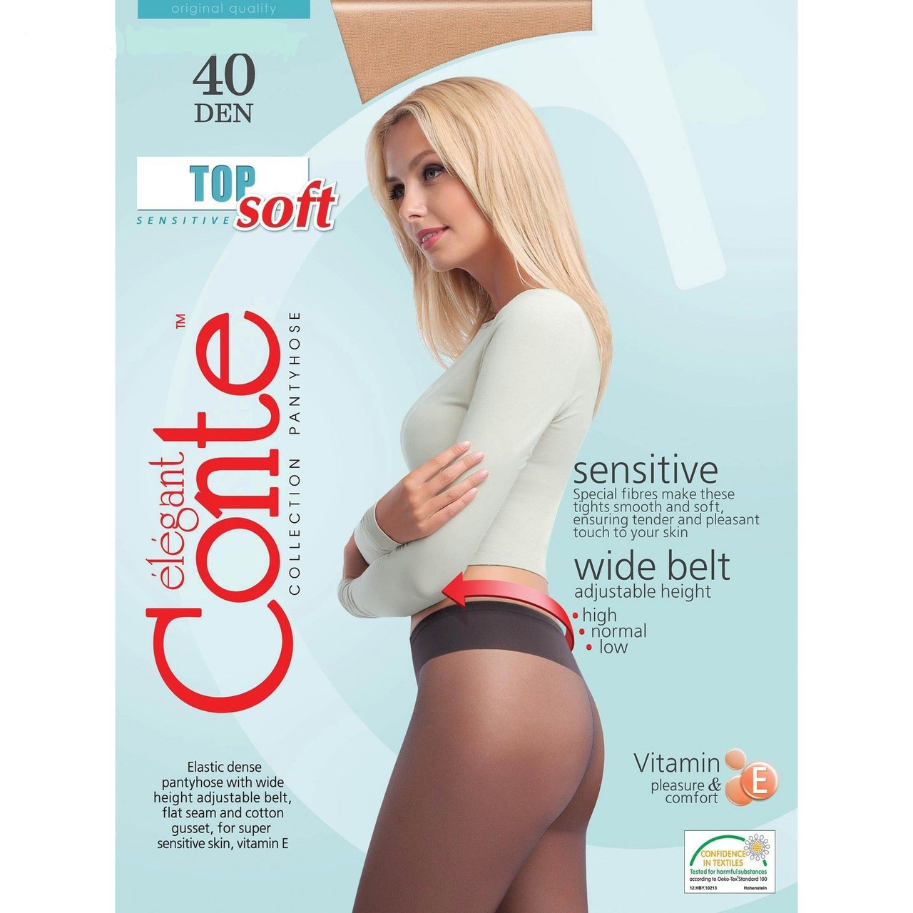 Колготки женские CONTE ELEGANT TOP 40, р.4, natural, 8С-64 СП,РБ