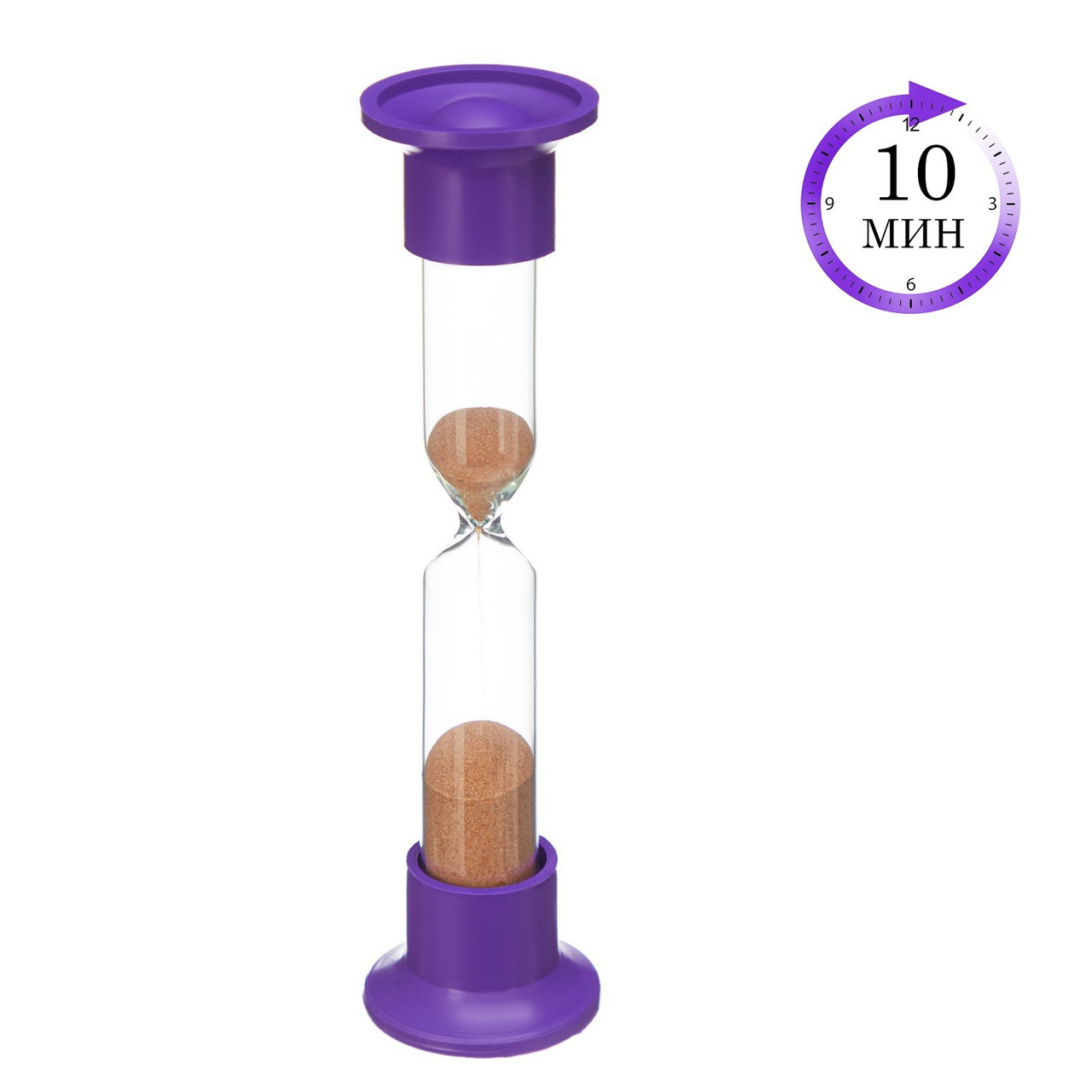 Часы песочные 10мин, 12х4.4 см, 1546055