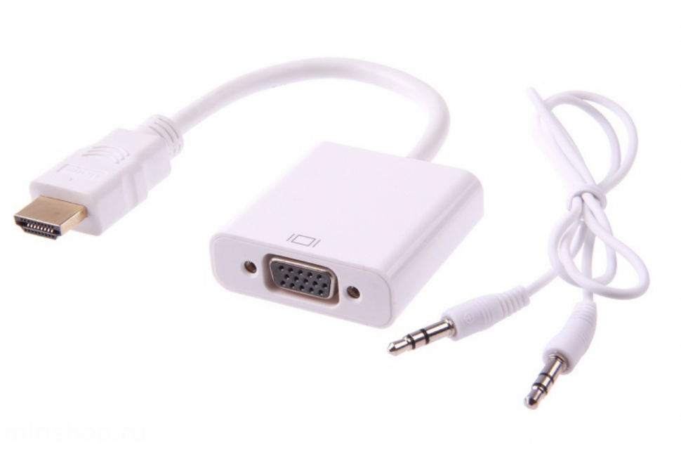 Переходник VGA гнездо - HDMI штекер (AUX)
