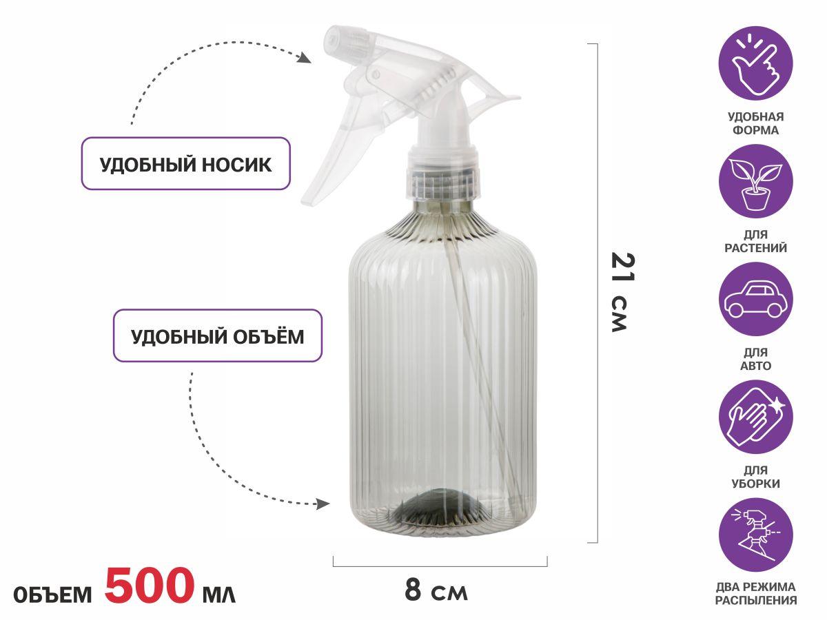 Опрыскиватель ручной 0,5л с пульверизатором, 45-500823