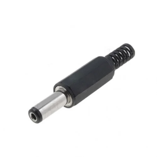 Разъем питания DC штекер 2,1/5,5/14 мм на кабель 46-010