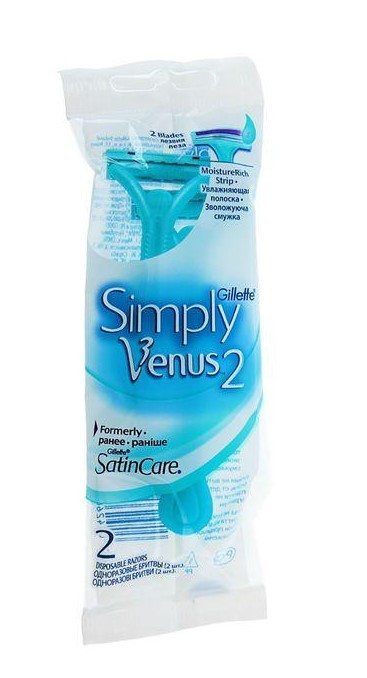 Станок бритвенный одноразовый Gillette Venus2, 2шт. 1335326