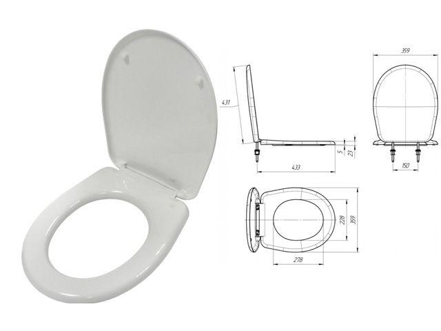 Сиденье для унитаза Каскад