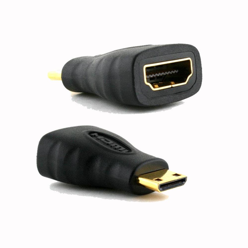 Переходник HDMI гнездо - HDMI mini штекер 22-011