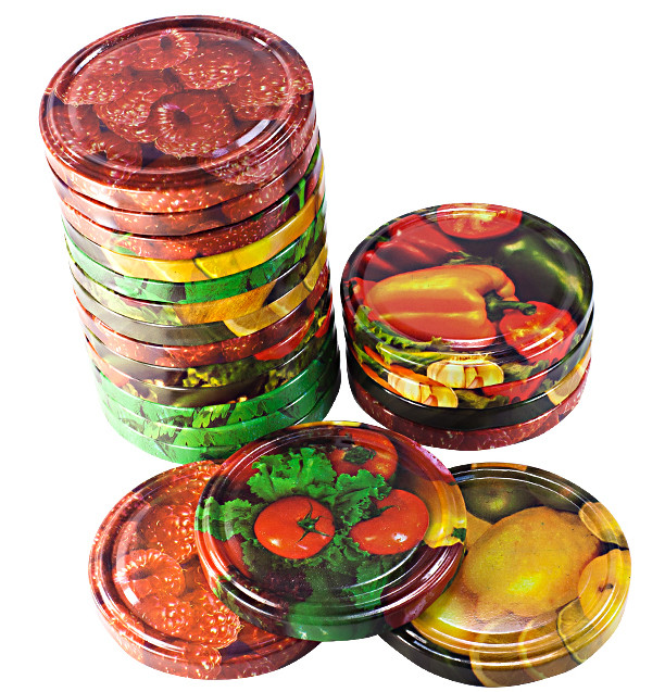 Крышка металлическая для консер. Твист-офф, 20шт, д82мм