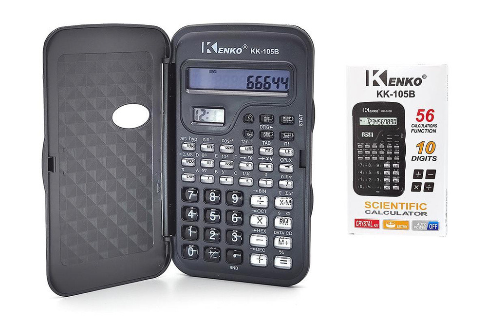 Калькулятор инженерный 10-разрядный KK-105B