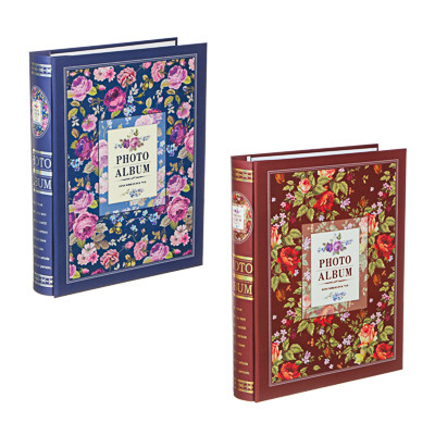 Фотоальбом 26,5х20,5х5 см 10х15 на 200 фото, бумага, 2 цвета, 401-006