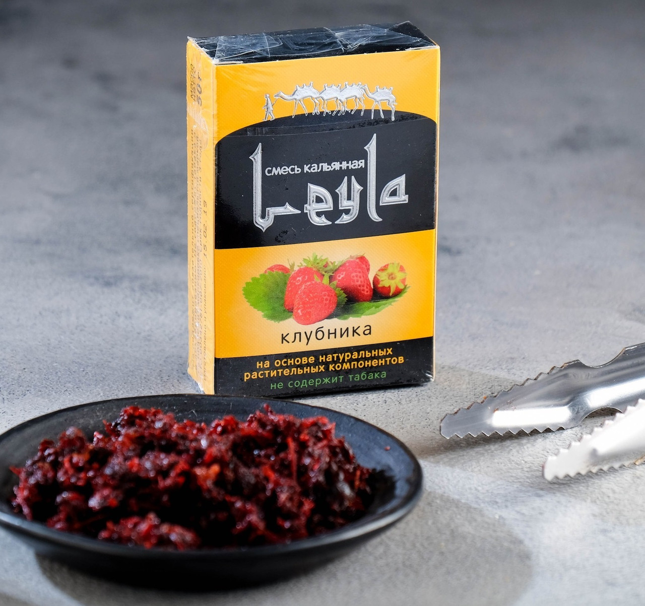 Бестабачная смесь для кальяна Leyla Клубника, 50 г