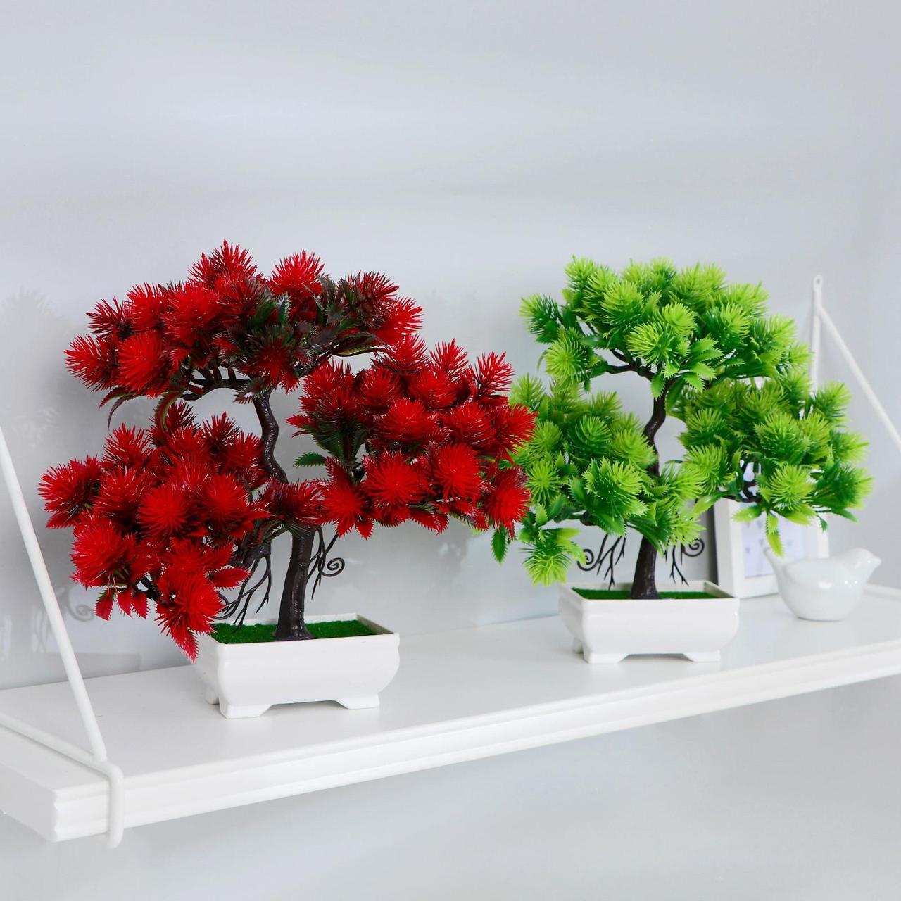 Бонсай в горшке Мелкие пушистики 26х24 см, микс 4295777