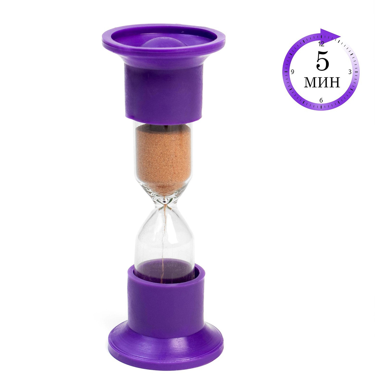 Часы песочные 5мин, 12х4.4 см, 1546054