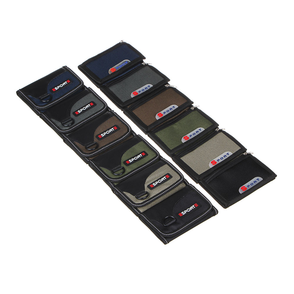 Кошелек с отд. для карт и купюр , полиэстер, 11,5х8см, 303-915
