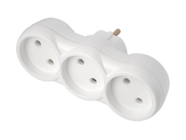 Разветвитель/тройник линейный б/з 16А 250В РВ16-376