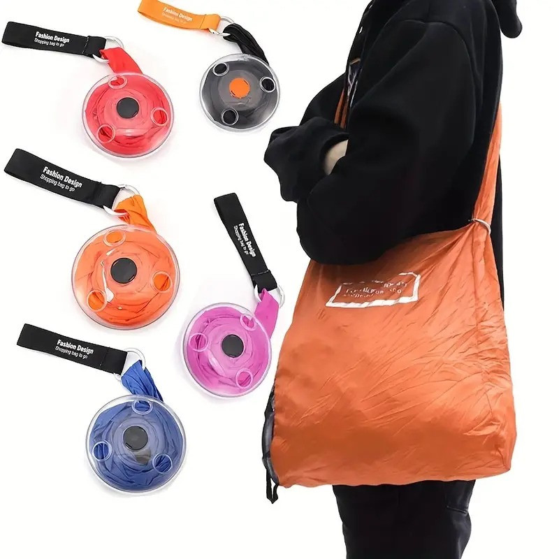 Сумка шоппер складная оранж., SN-PB1-Ora, Китай