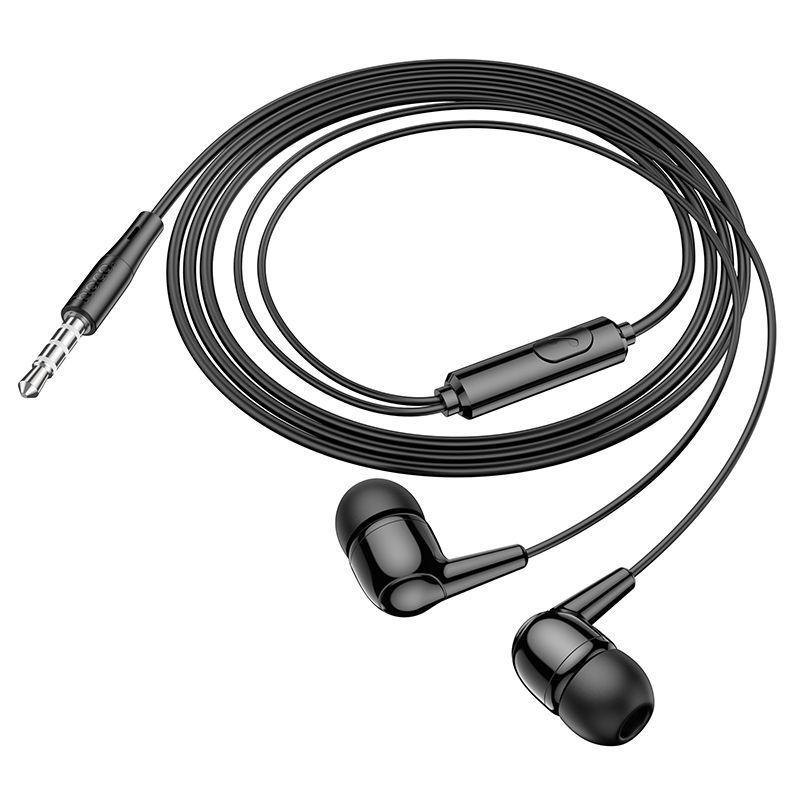 Наушники M97 Enjoy universal earphones with mic черный hoco