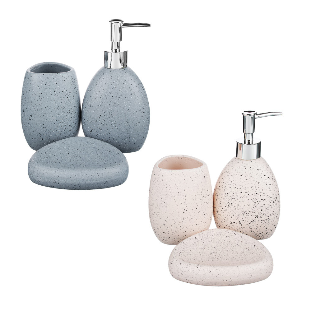 Набор для ванной 3 пр., керамика, Богема, 2 цвета VETTA 463-899