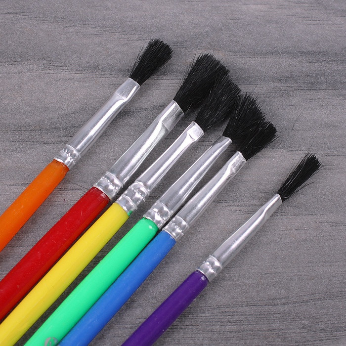 Кисти набор 6шт/уп Darvish синтетика, DV-10510, Китай