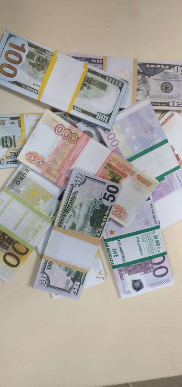 Деньги сувенирные в ассортименте