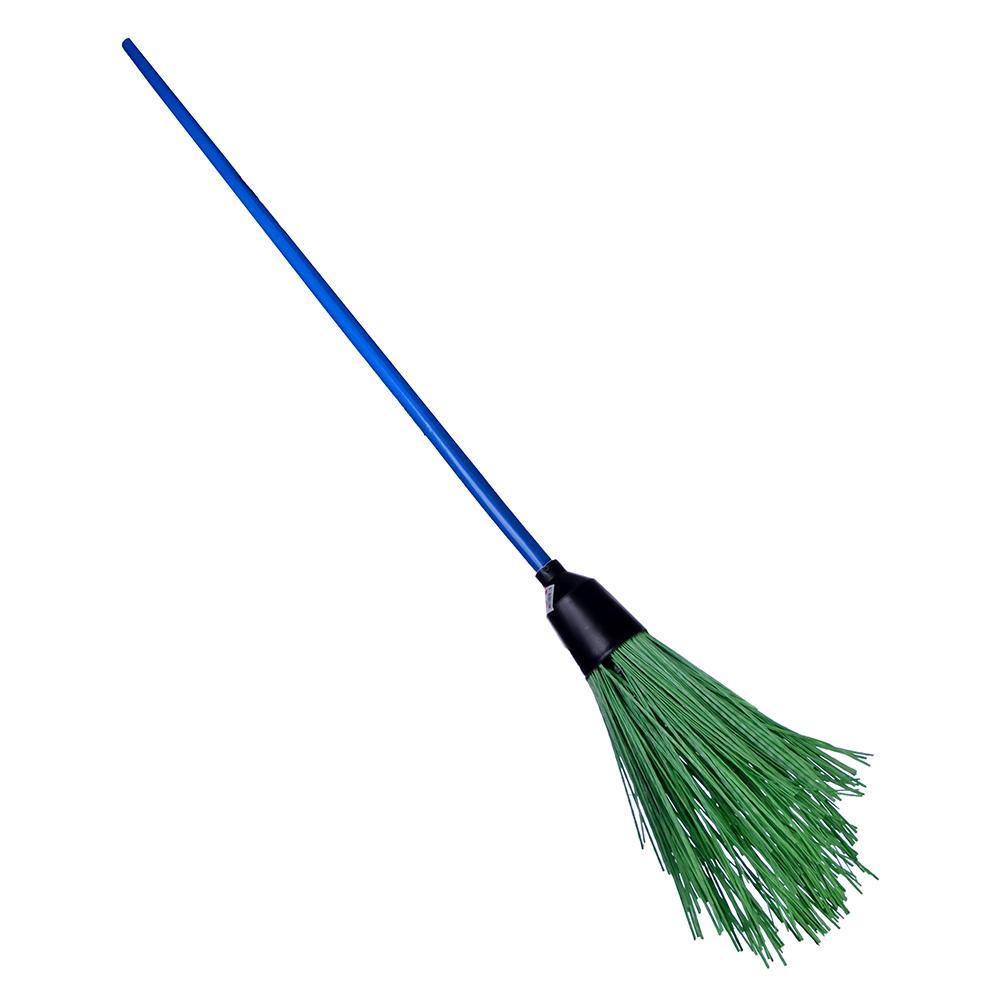 Метла полипропиленовая круглая 5-ка, с березовым черенком, 1,5м 187-032