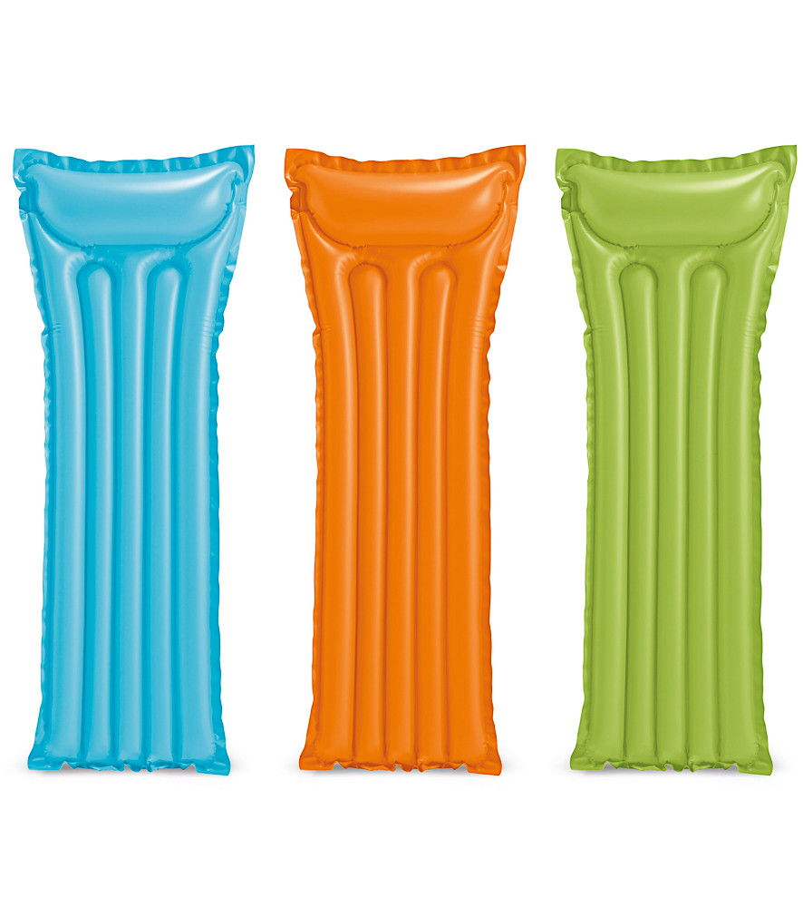 Матрас пляжный надувной, 183x69см, 3 цвета 59703NP, INTEX, 359-255