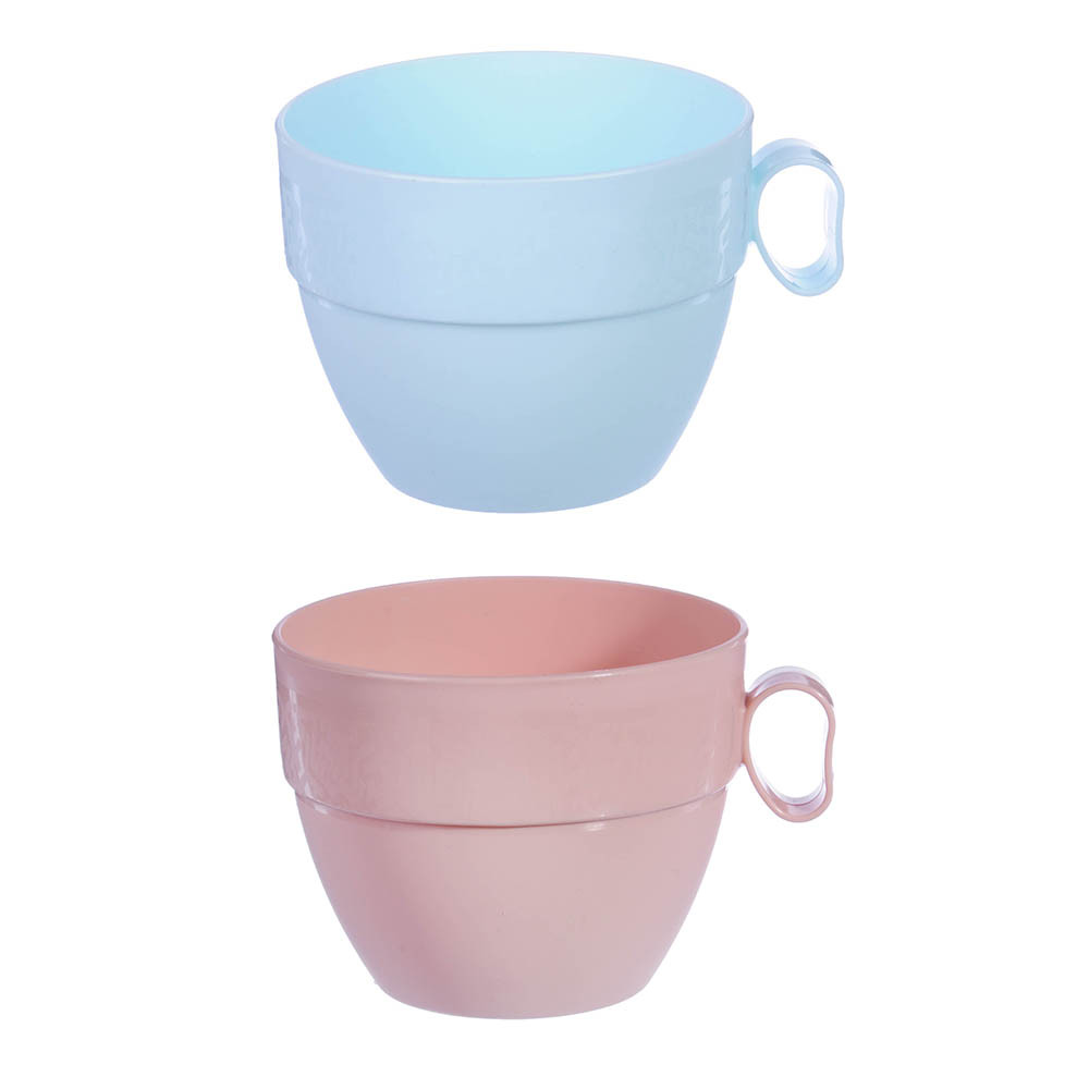 Кружка, 0,3л, пластик, 2 цвета 861-277