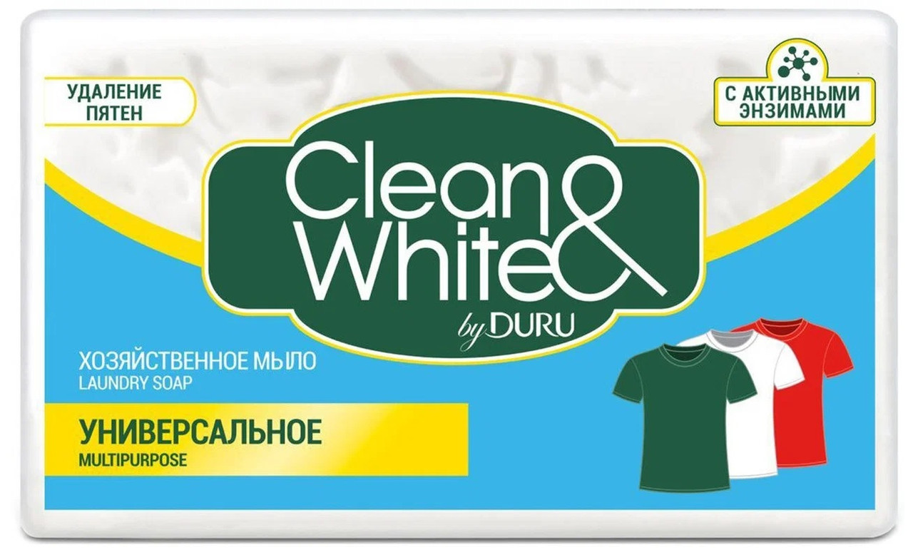 Мыло хозяйственное DURU Clean&White универсальн. 120г, Малайзия