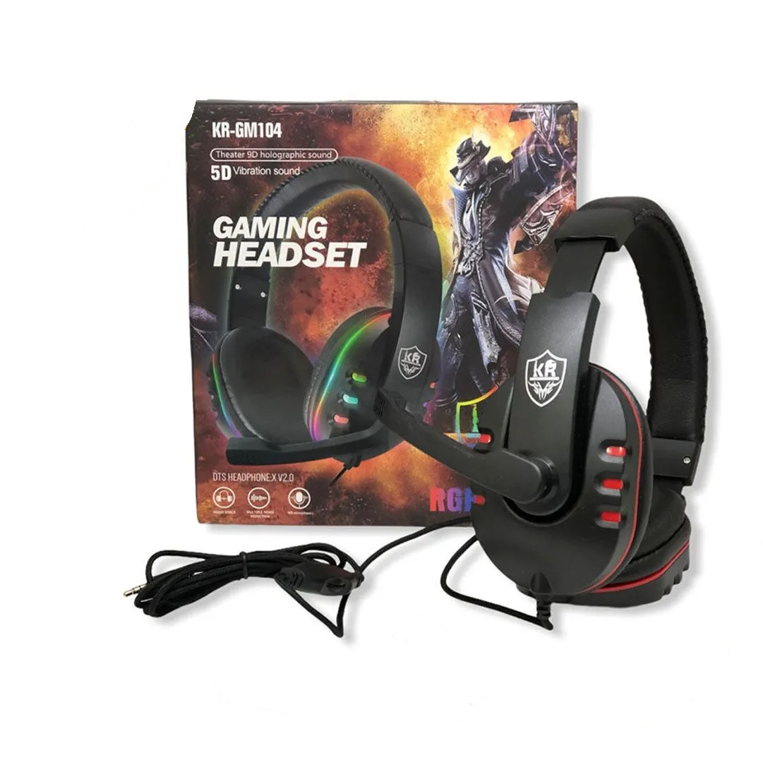 Наушники игровые GM104 с подсветкой
