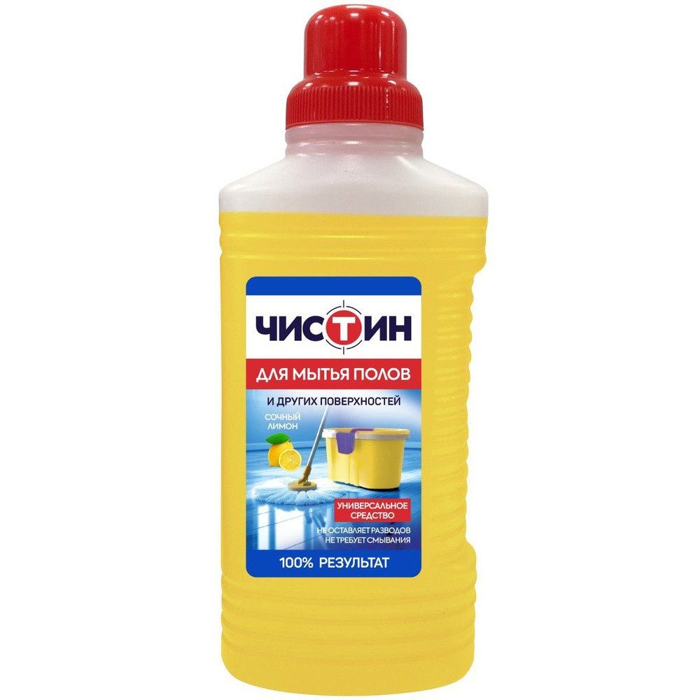 Средство жидкое для мытья полов Чистин лимон 1л РФ