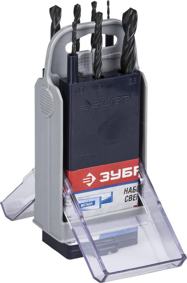 Набор сверл ЗУБР по металлу 7шт. быстрорежущая сталь