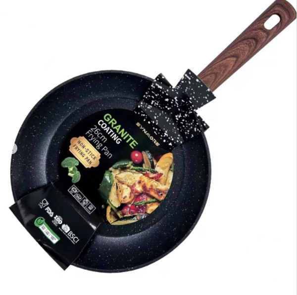 Сковорода Synmore 26см алюминиевая, с антипригарным покрытием