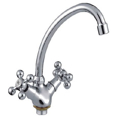 Смеситель для кухни с гайкой 4119-2L