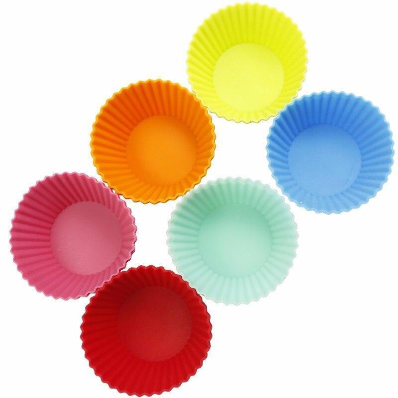 Набор форм силиконовых для кексов ( 12штук)