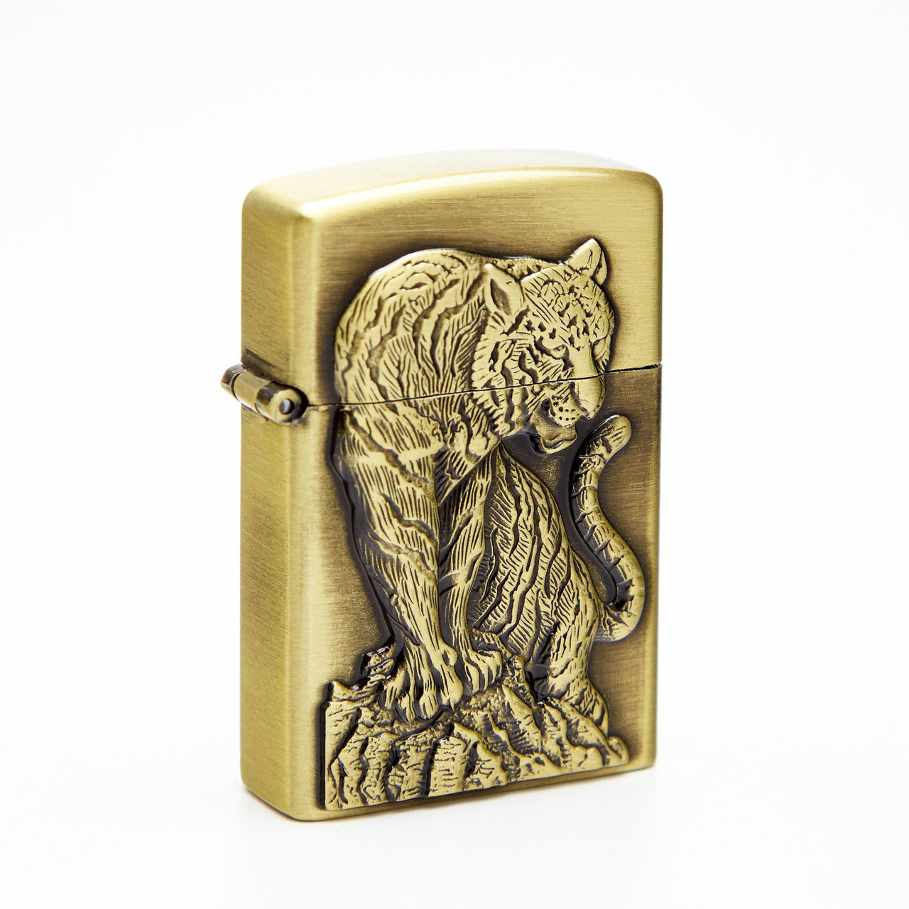 Зажигалка газовая Тигр, 5.1х3.2х1.3см, 9365304