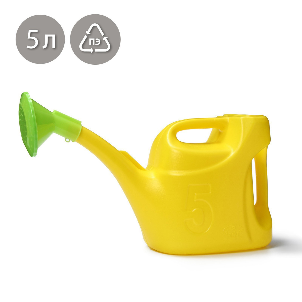 Лейка 5л с рассеивателем, МИКС 680966