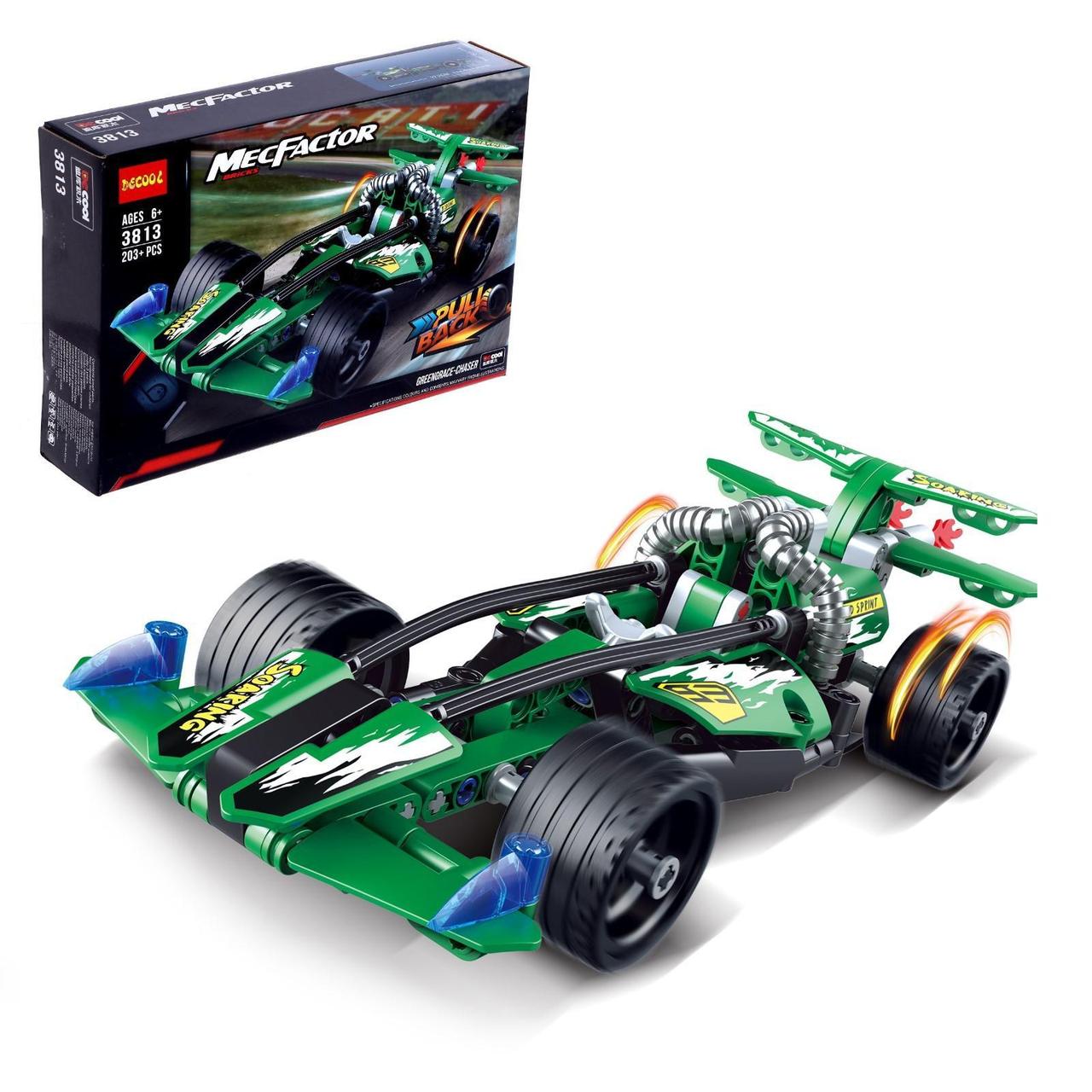 Конструктор Гонка 203+детали 3813