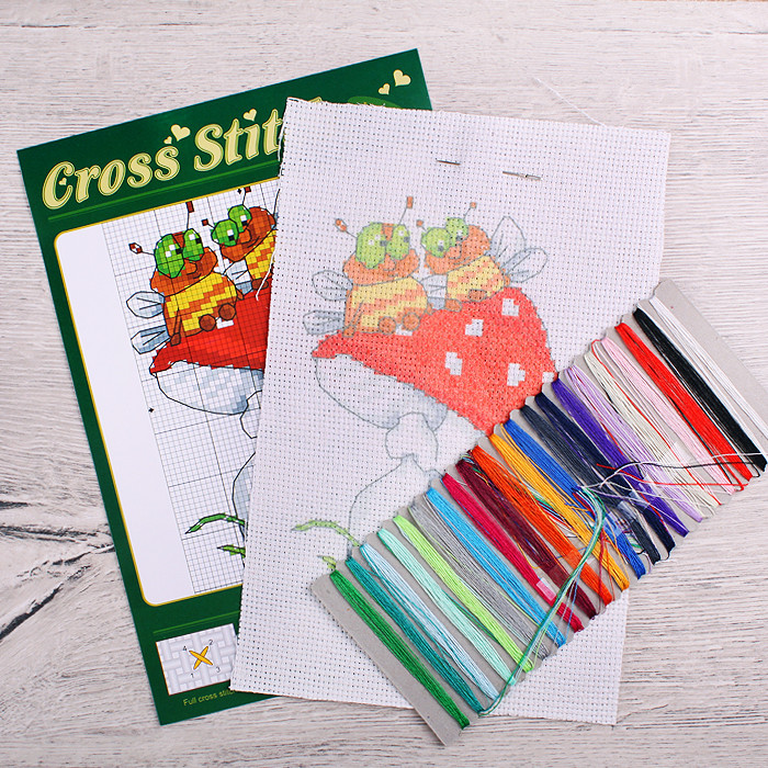 Набор для вышивания крестиком размер картины 13*20см