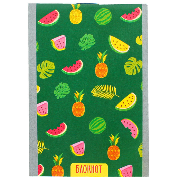 Блокнот А7 32л Паттерн Фрукты С0099-123