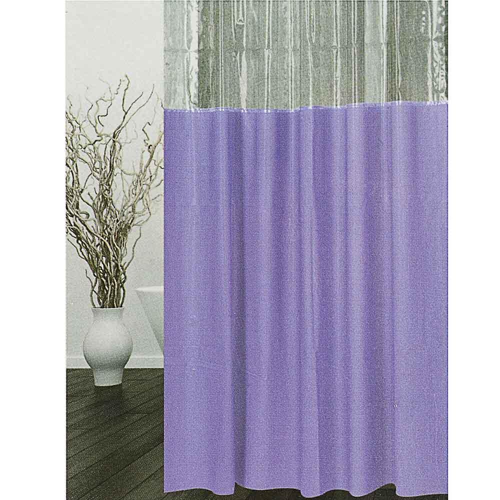 Шторка для ванной, ПЕВА, 180x180см, Однотонная, 4 цвета VETTA 461-512