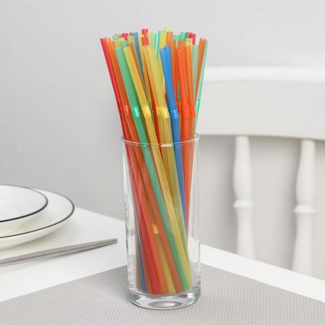 Трубочки для напитков 5*210 50шт с гофрой, 1401528