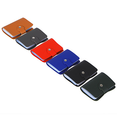 Визитница на 26 карт,PAVO, ПУ, 10х7см, 4-6 цветов, ВК18-12, РФ 333-151