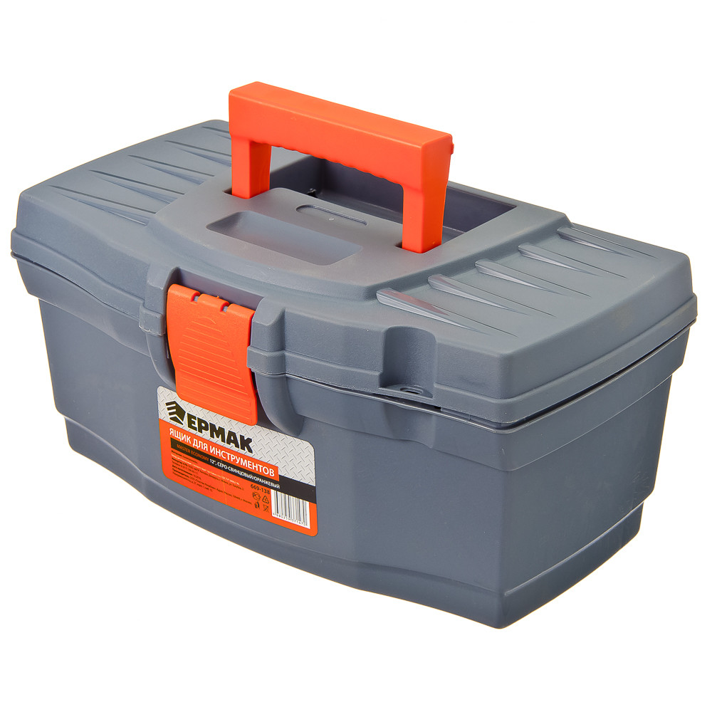 Ящик для инструментов Master Economy12" серо-свинц./оранж. ЕРМАК 669-138