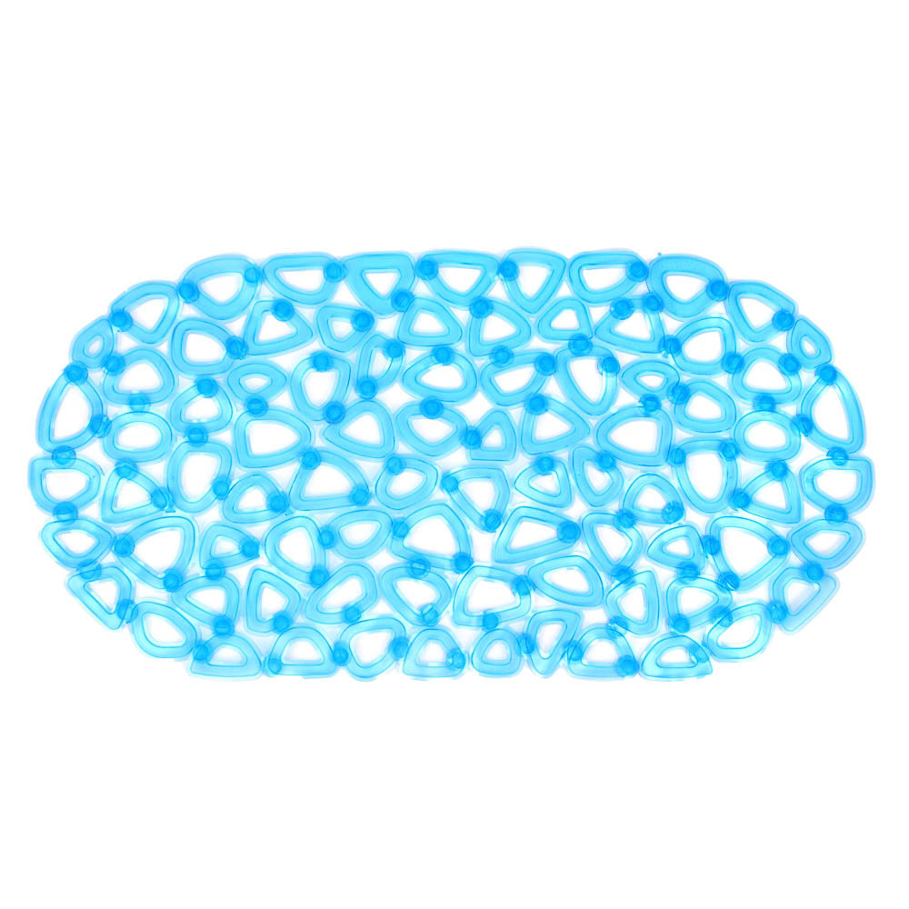 Коврик в ванну противоскользящий, ПВХ, 67x37см, Камни, 403-007