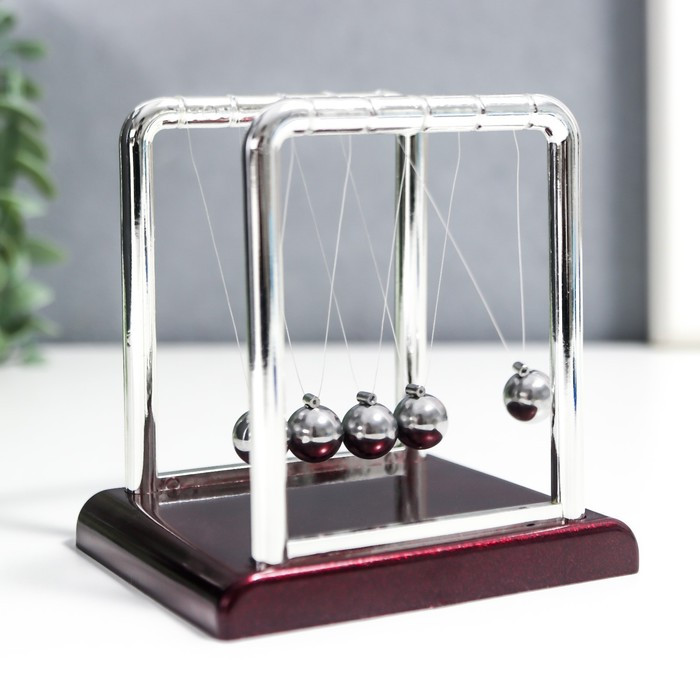 Маятник Шары техно квадрат 9x9x7,5 см 223271