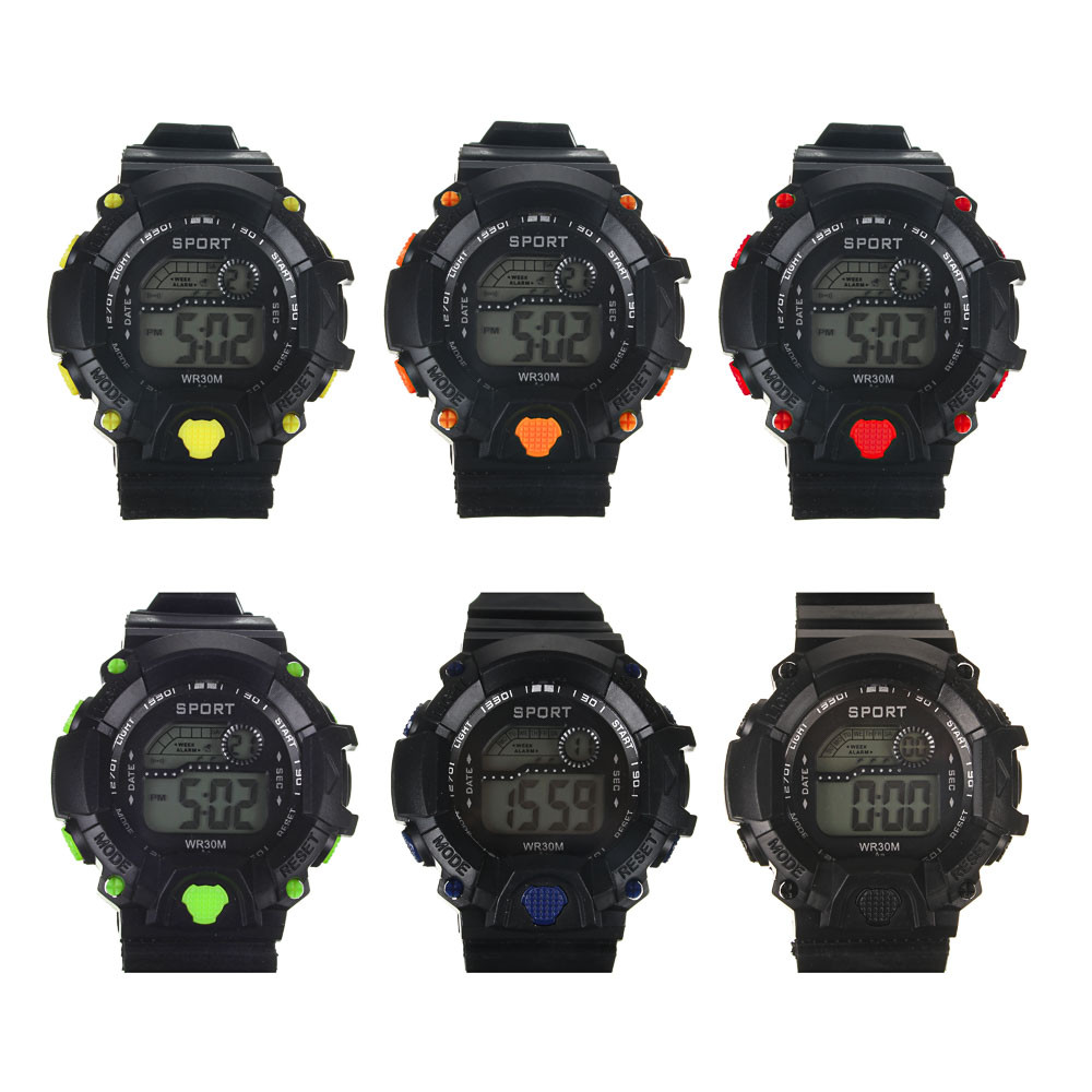 Часы электронные, 4-6цв., 2хAG10, ЧН2020-8, Beriotti, 349-591