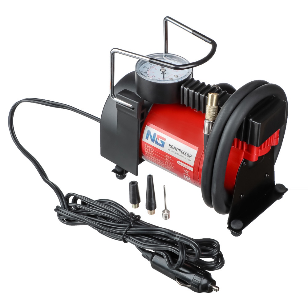 Компрессор автомобильный АС-580, Торнадо ОPTIMA, в сумке, 45л/мин, 150Вт, 713-071