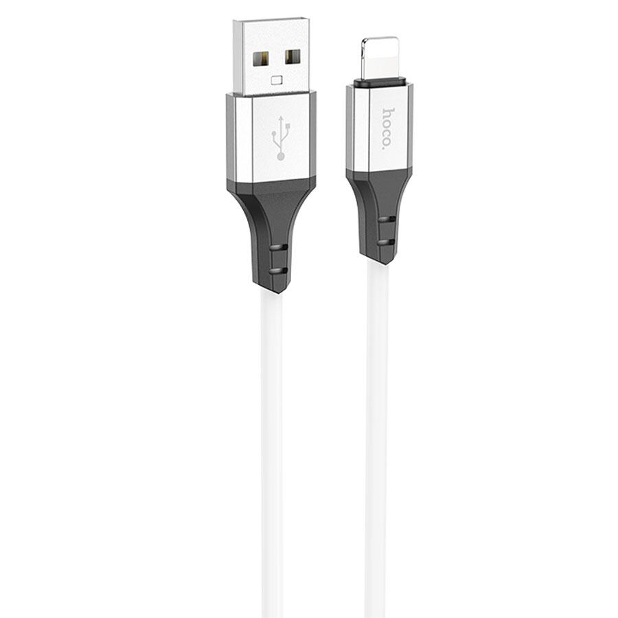 Кабель USB-lighting 1м hoco 2.4 X86