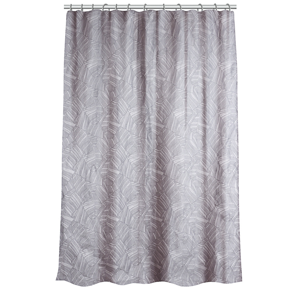 Шторка для ванной, ПЕВА, 180x180см, Листья, 461-025