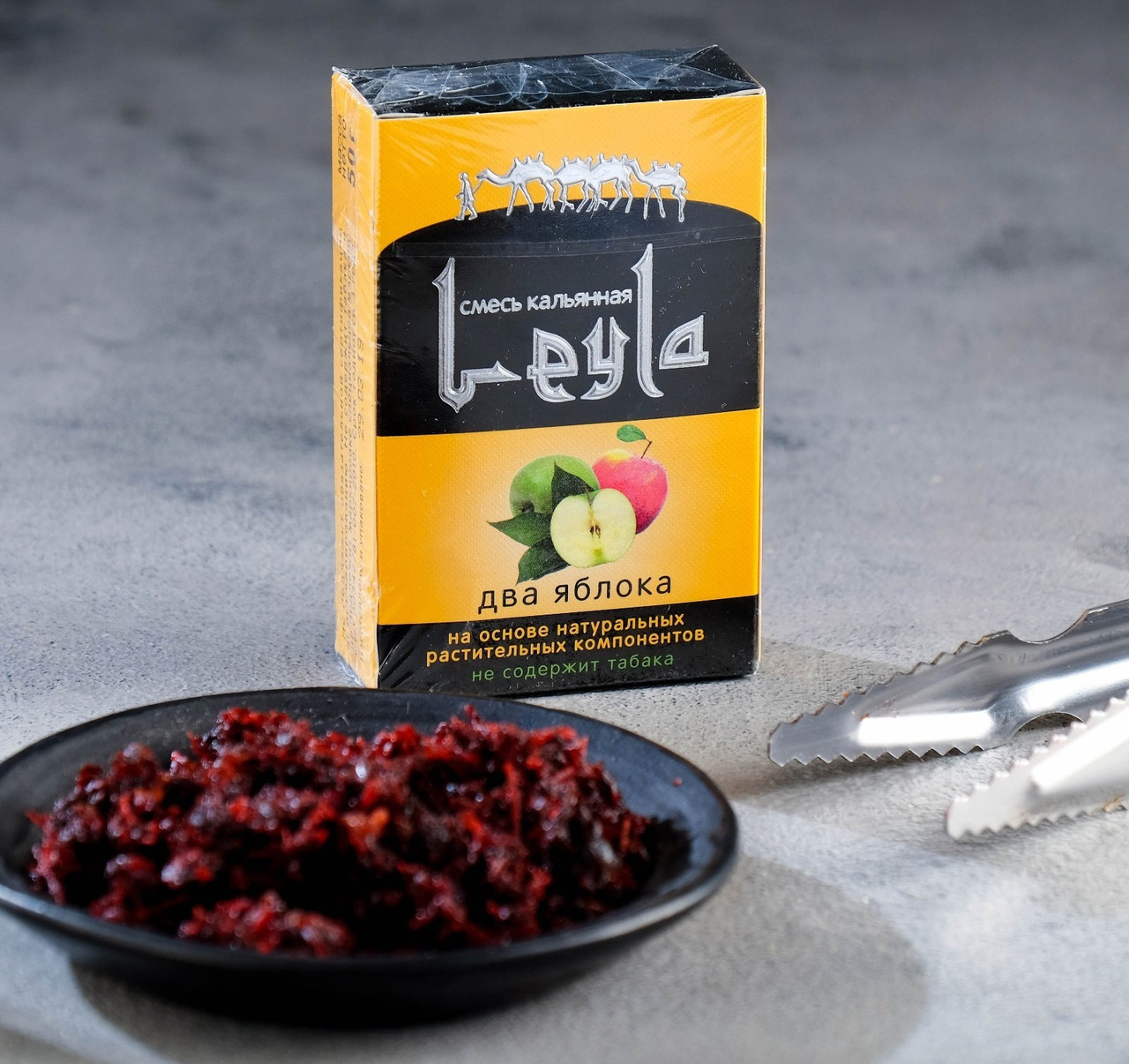 Бестабачная смесь для кальяна Leyla Двойное яблоко, 50 г